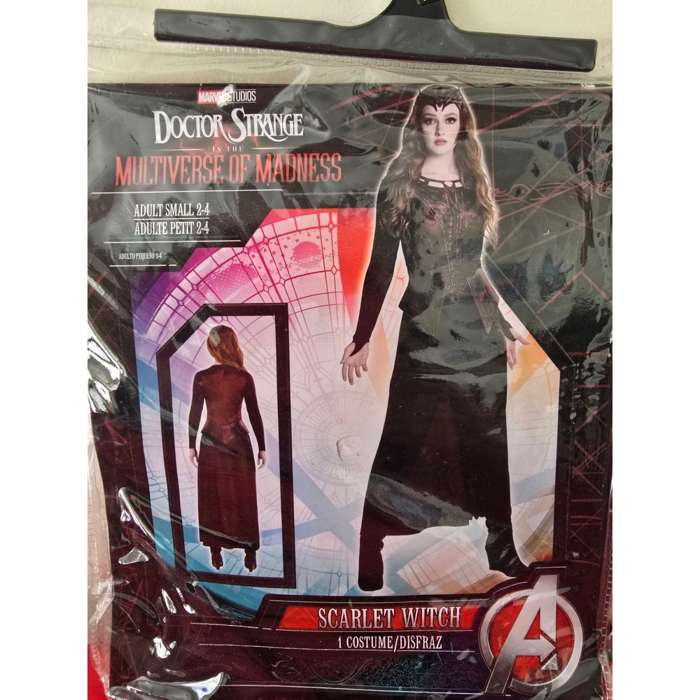 Marvel Scarlet Witch Costume Doctor Strange Multiverse of Madness Small 2-4 #551